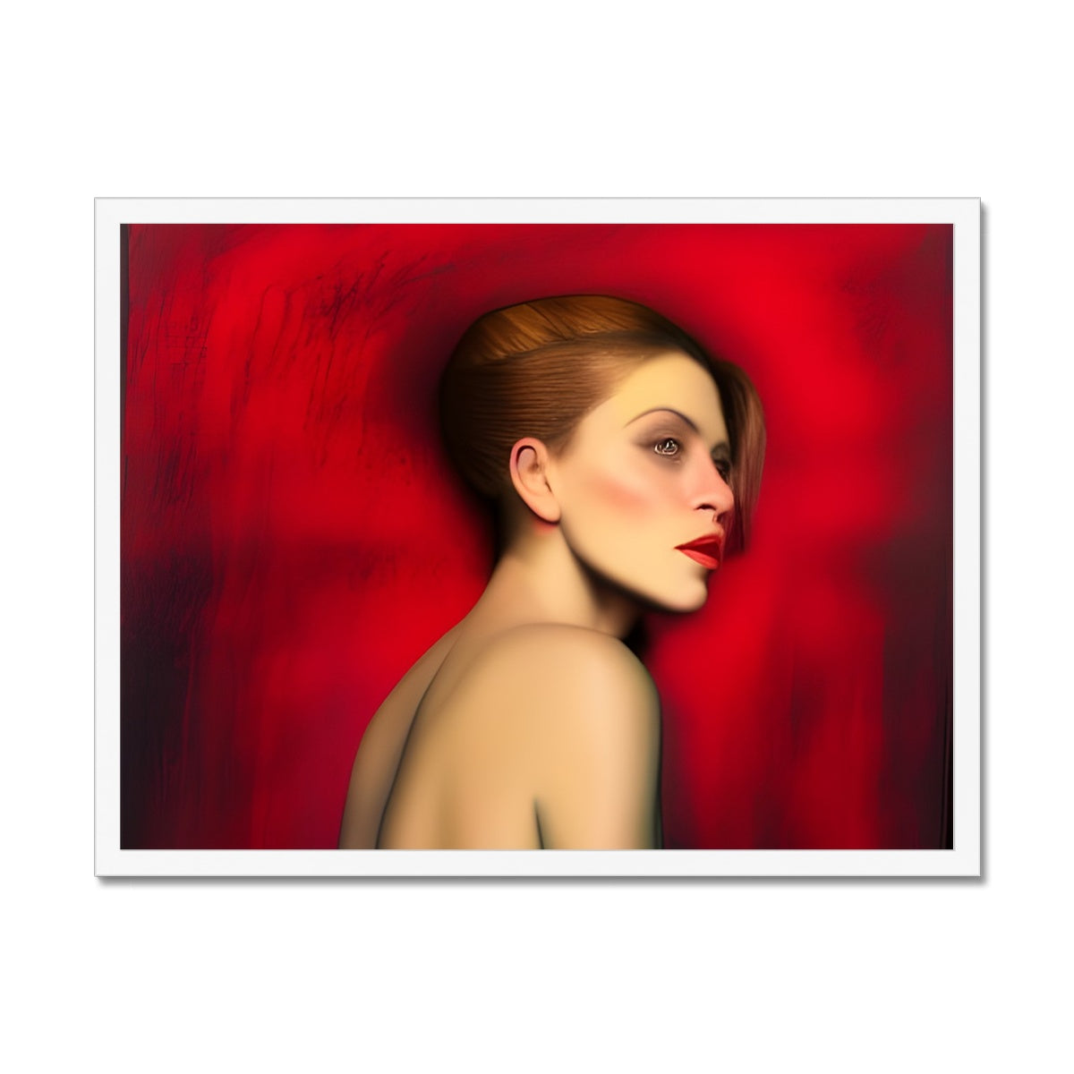 Red Temptation Framed Print Prodigi