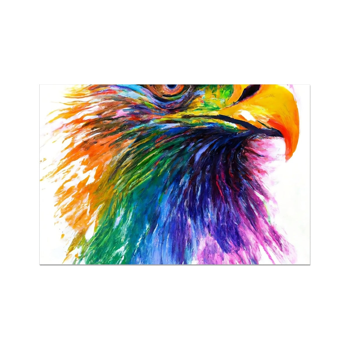 Rainbow Eagle Fine Art Print Prodigi