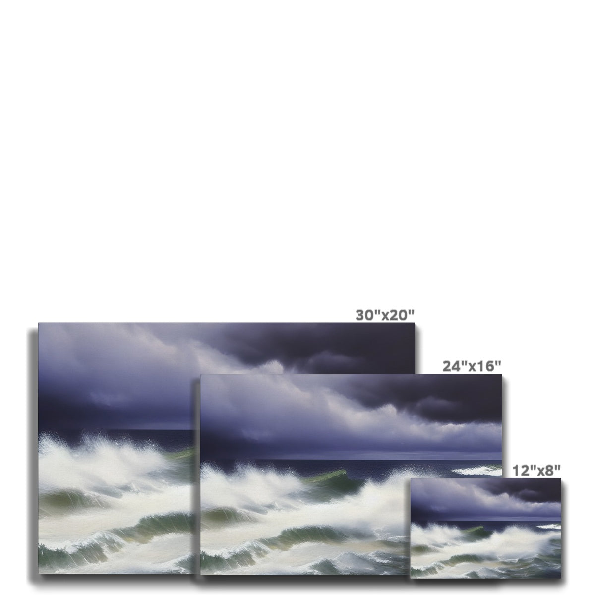 Stormy Sea Eco Canvas Prodigi