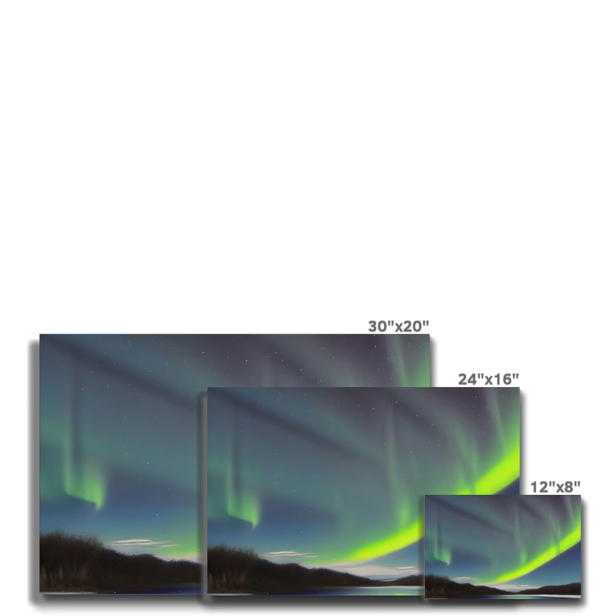 Aurora At Night Eco Canvas Prodigi