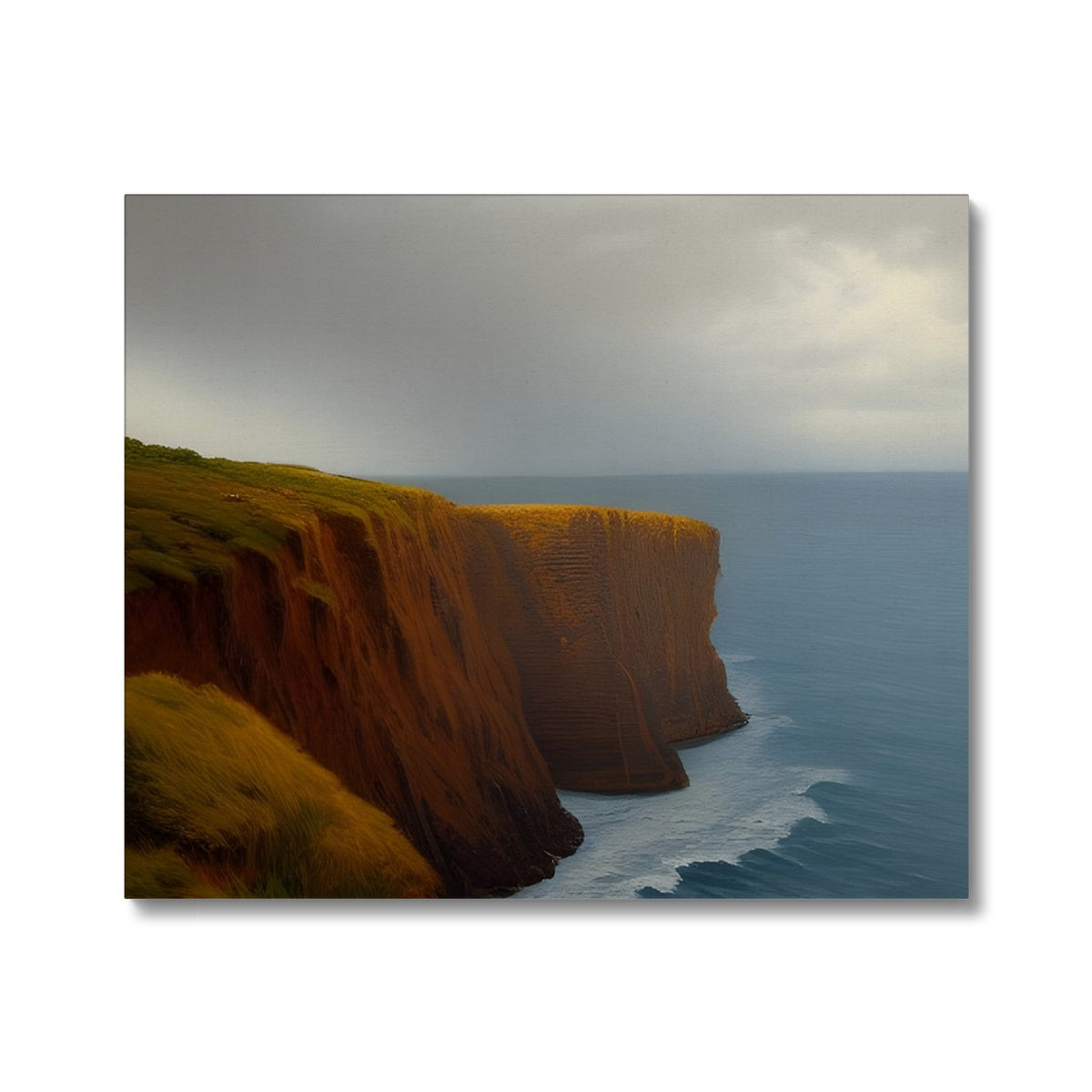 Storm Approaching A Cliff Canvas Prodigi