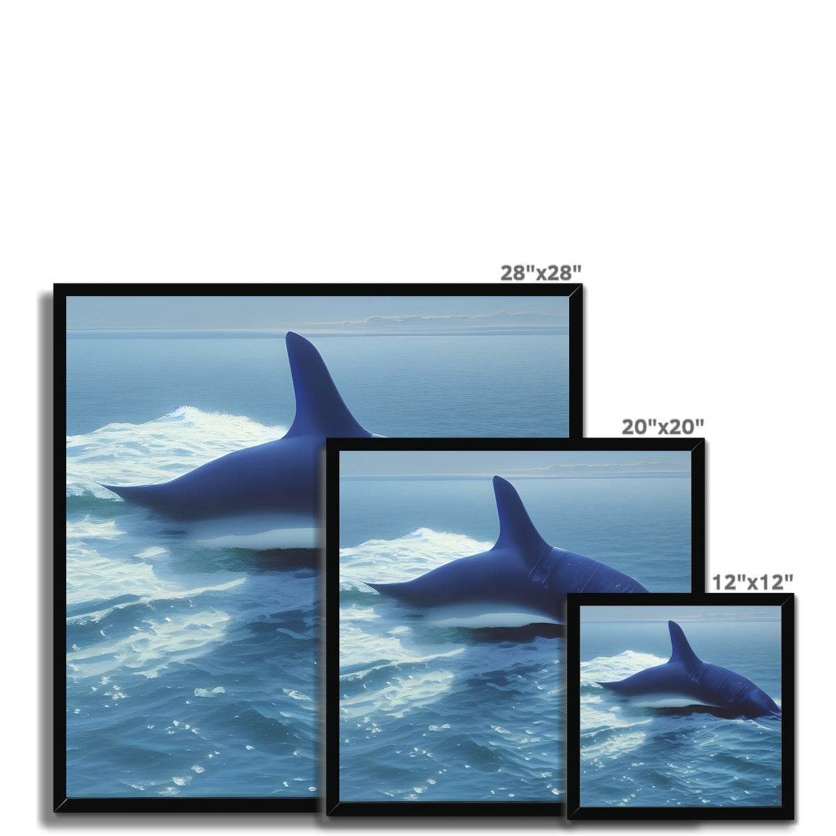 Fluke In The Ocean Framed Print Prodigi