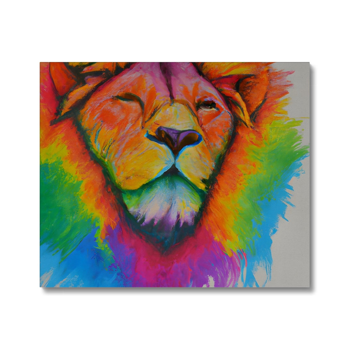 Rainbow Lion Canvas Prodigi