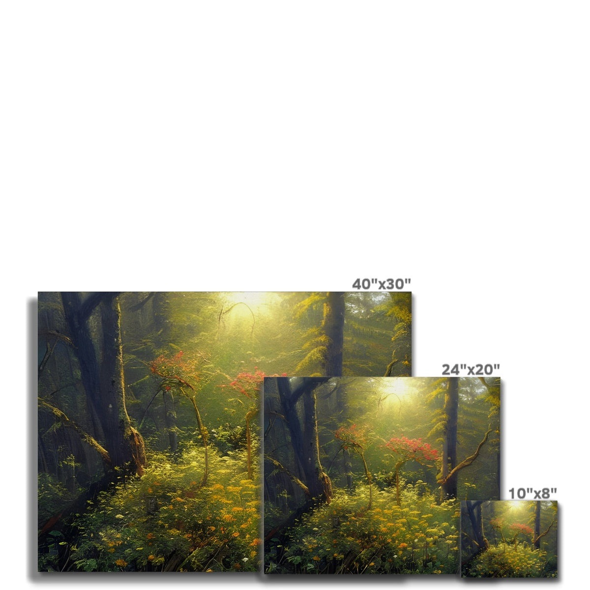 Flower of Hope in the Forest Canvas Prodigi