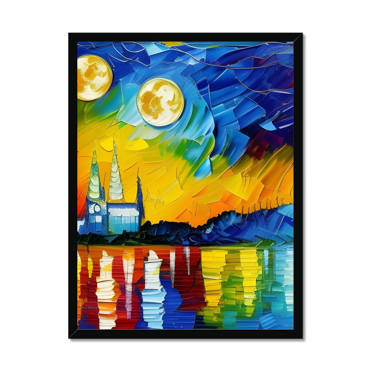 Second Moon Framed Print Prodigi