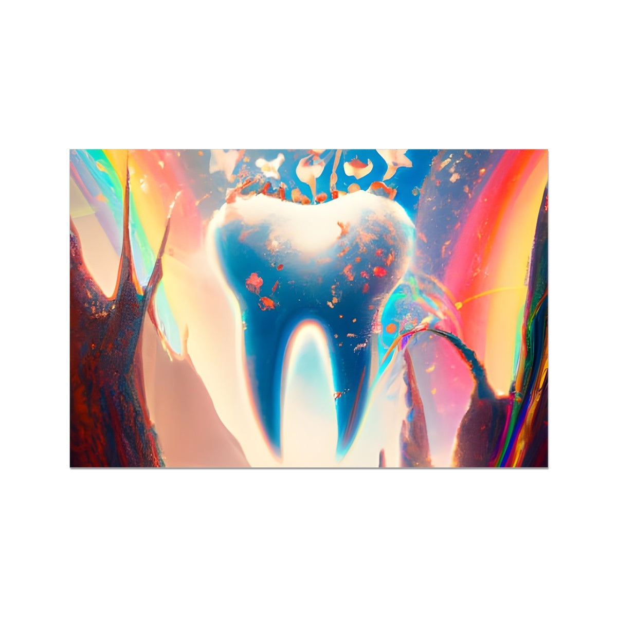 Tooth in Rainbows Fine Art Print Prodigi