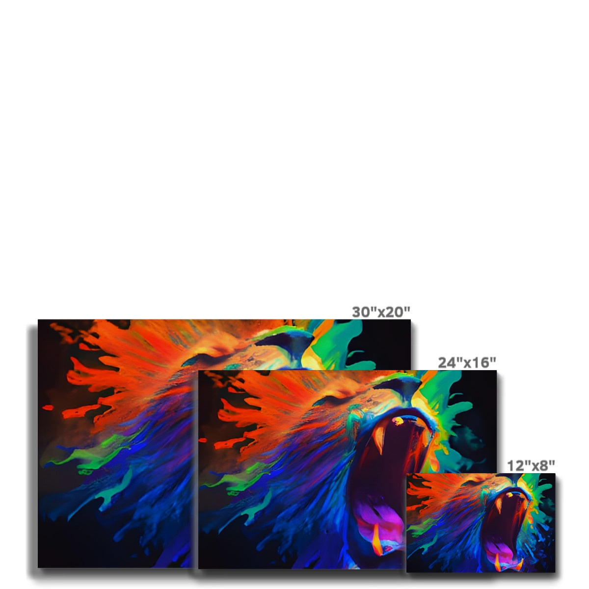 Lions Rainbow Roar Eco Canvas Prodigi