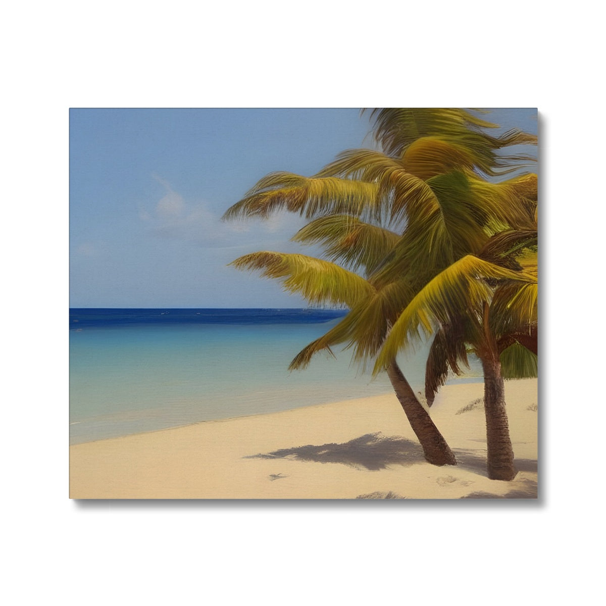 Calm Palm Beach Canvas Prodigi