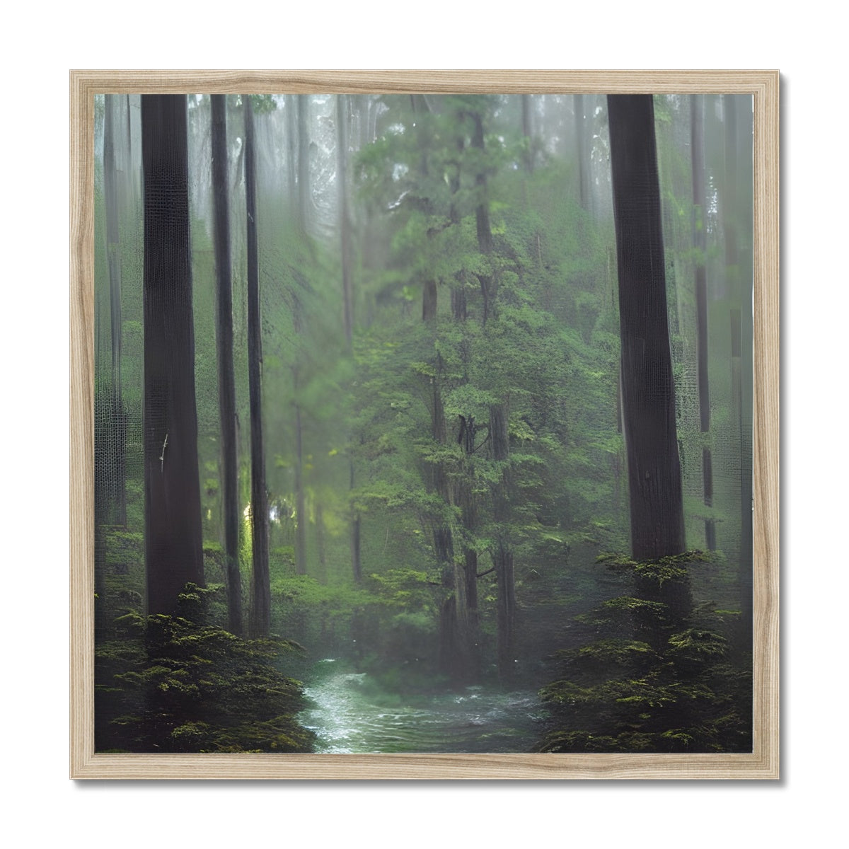 Rainy Forest Framed Print Prodigi