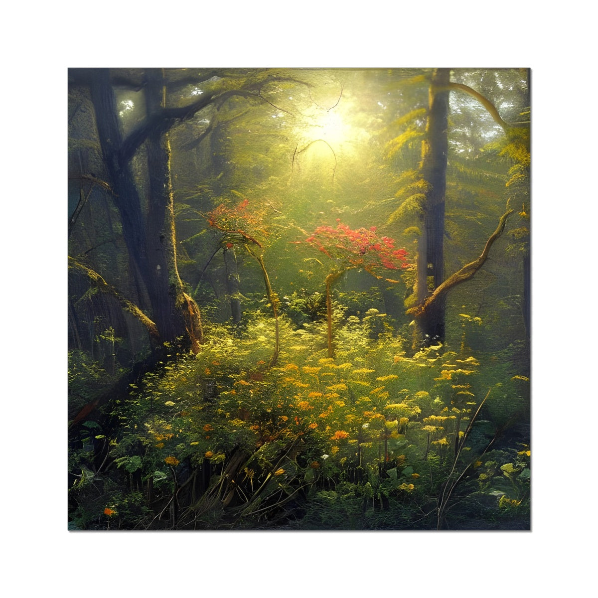 Flower of Hope in the Forest Fine Art Print Prodigi