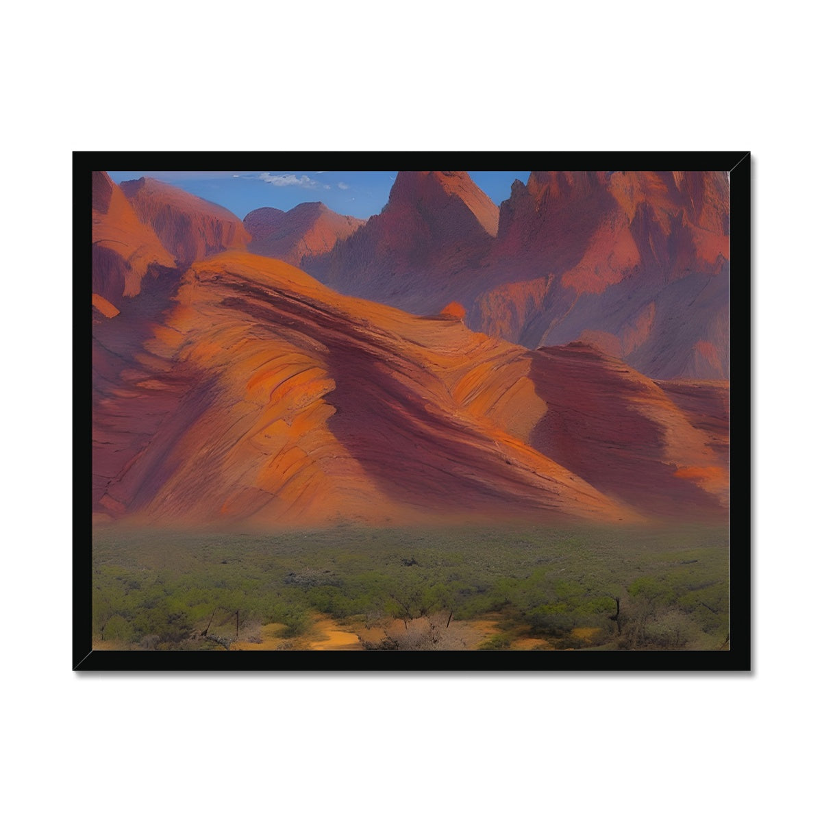 Desert Mountains Framed Print Prodigi