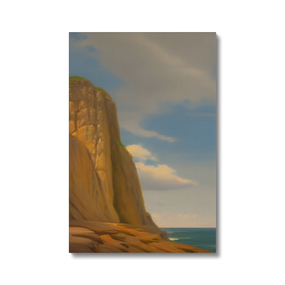 Cliff At The Ocean Eco Canvas Prodigi