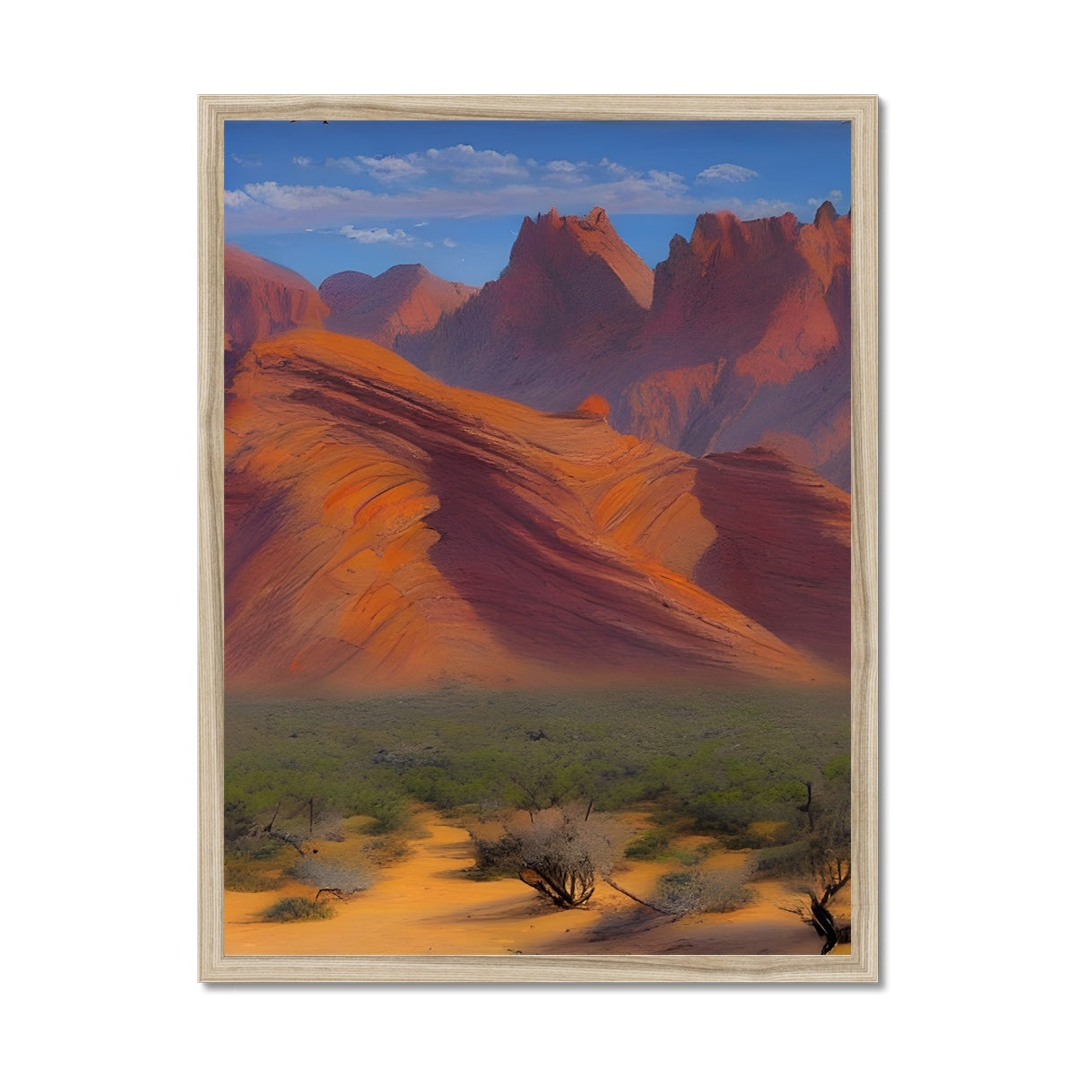 Desert Mountains Framed Print Prodigi