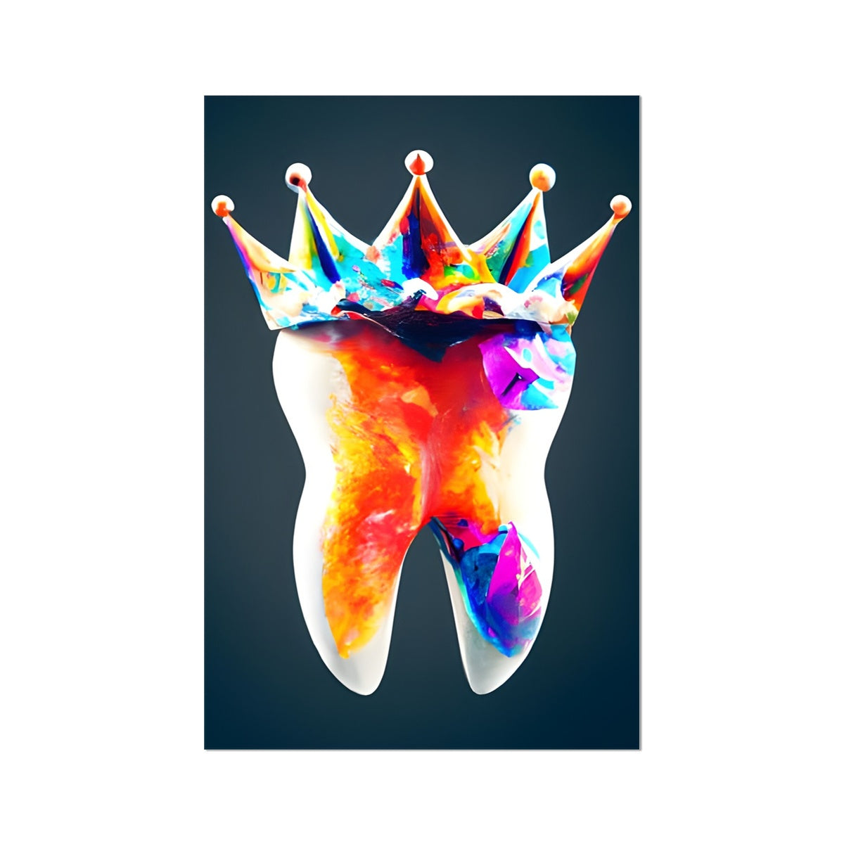 King Crystal Tooth Fine Art Print Prodigi