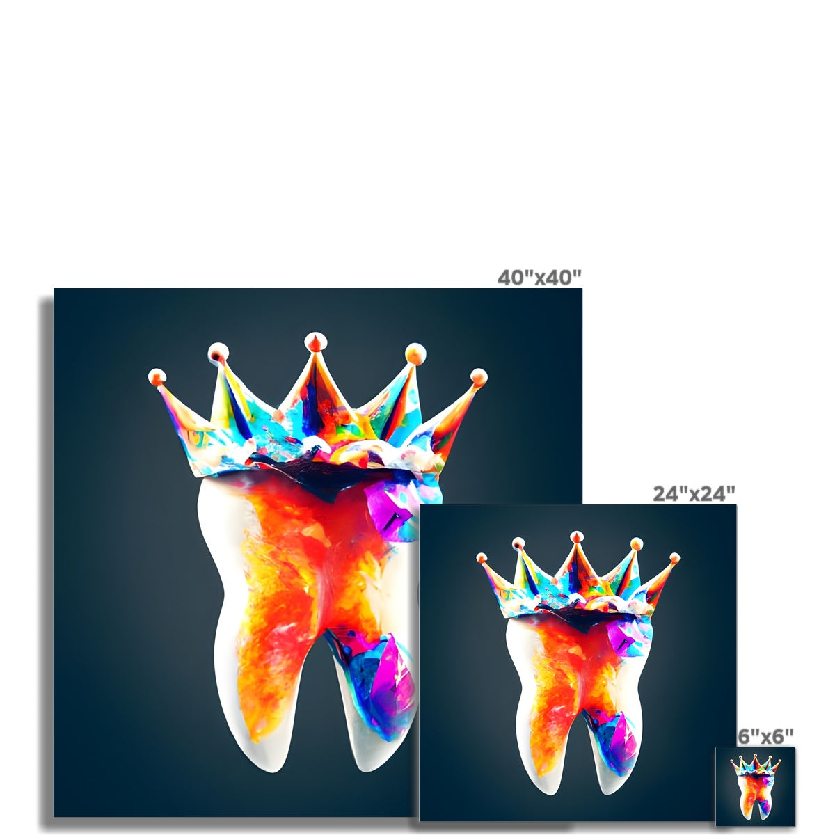 King Crystal Tooth Fine Art Print Prodigi