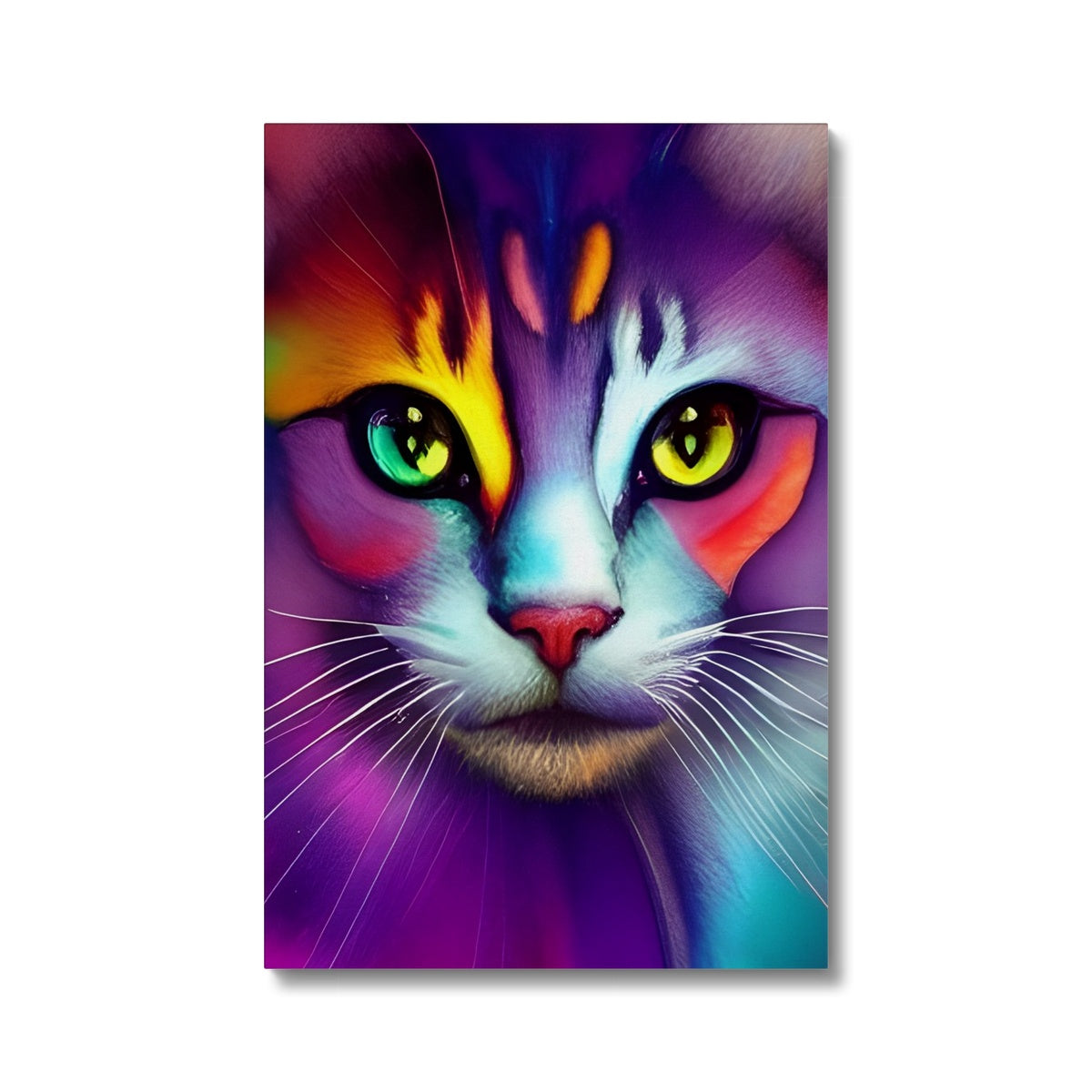 Colorful Cat Eco Canvas Prodigi