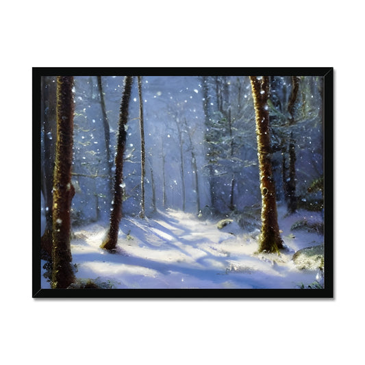 Snowy Forest Framed Print Prodigi