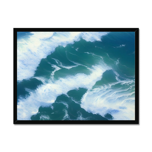 Colliding Waves Framed Print Prodigi