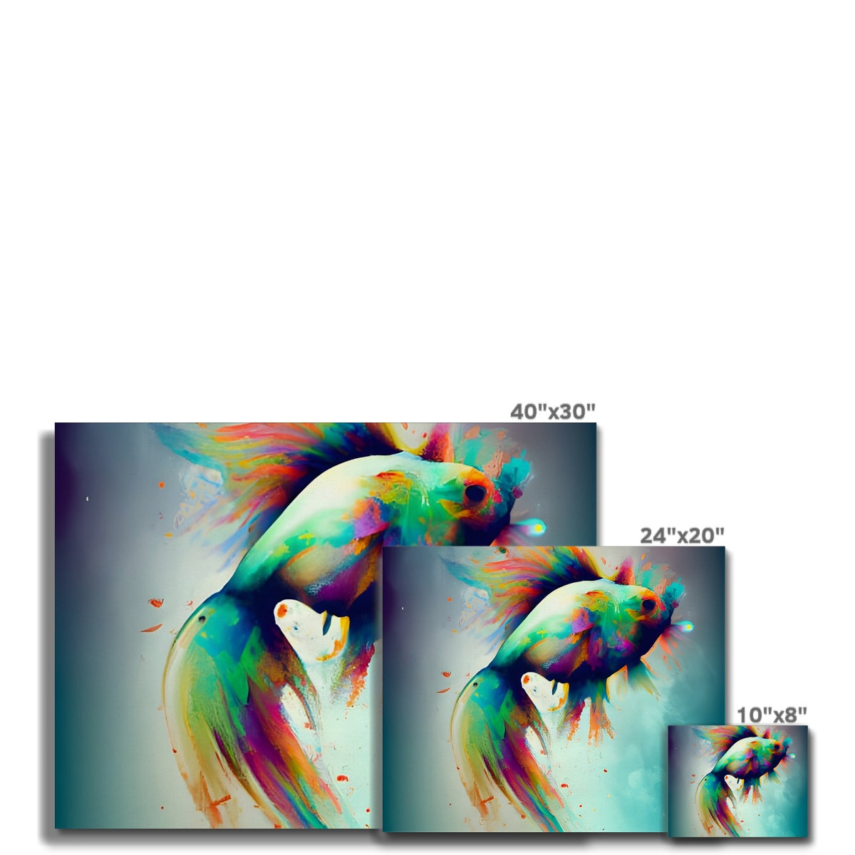 Jumping Fish Canvas Prodigi