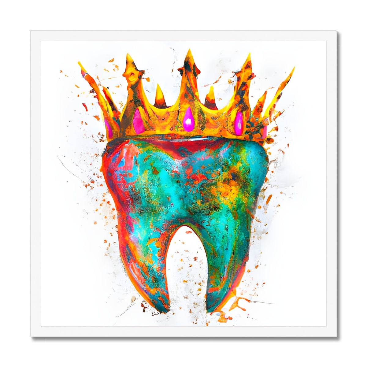 King Tooth Framed Print Prodigi