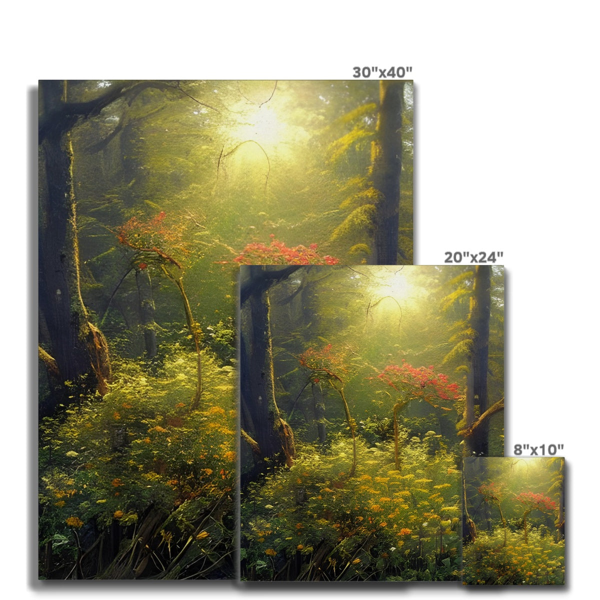 Flower of Hope in the Forest Canvas Prodigi