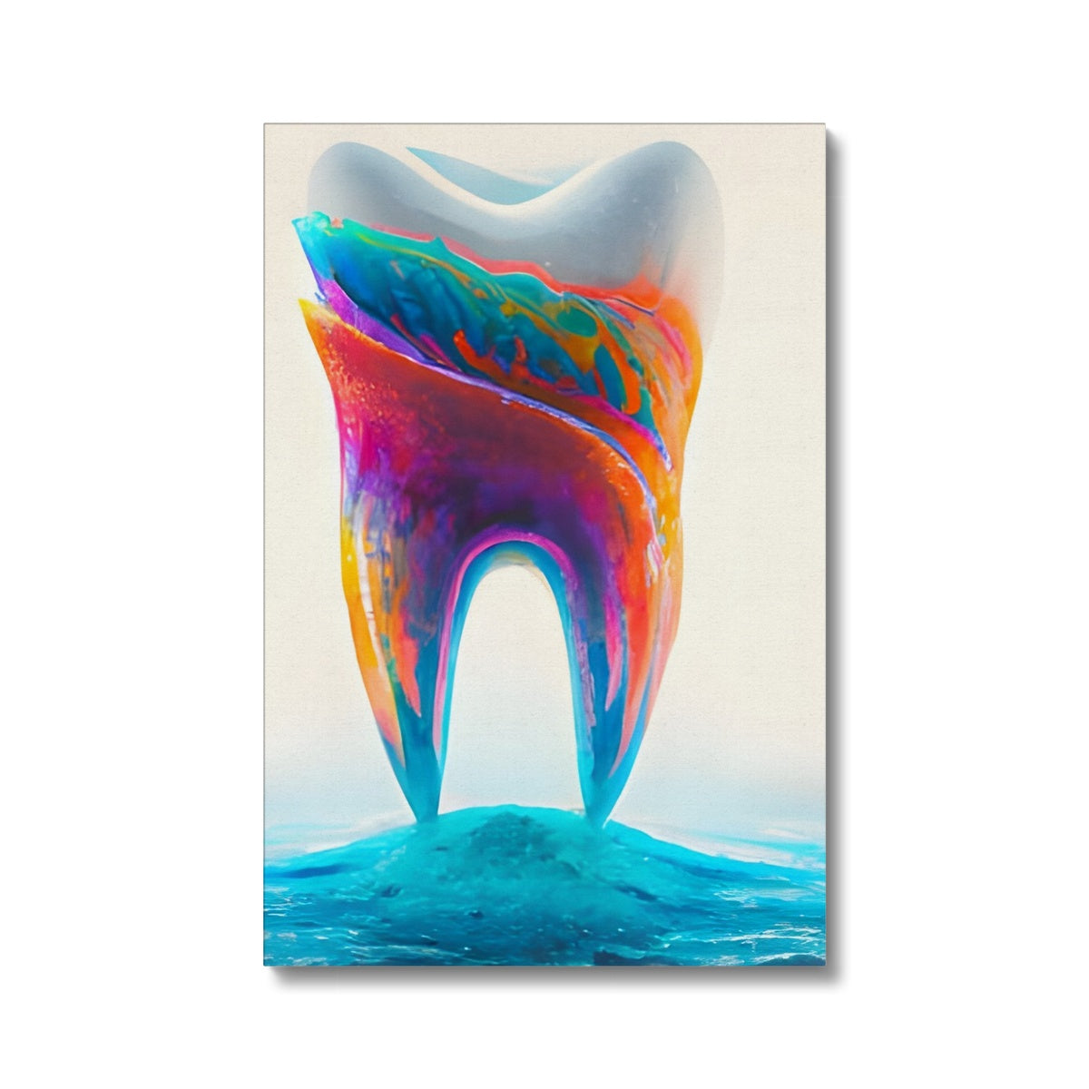 Tooth in Colour Waves Eco Canvas Prodigi