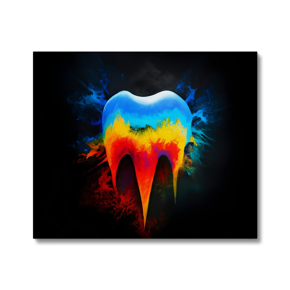 Hot to Cold Tooth Canvas Prodigi