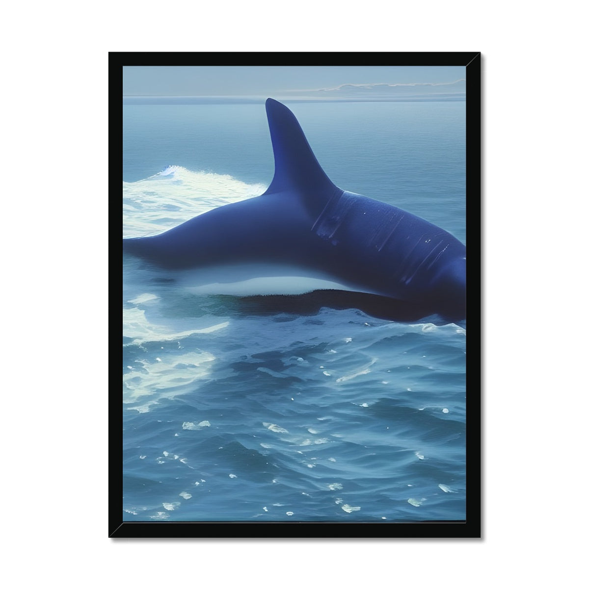 Fluke In The Ocean Framed Print Prodigi