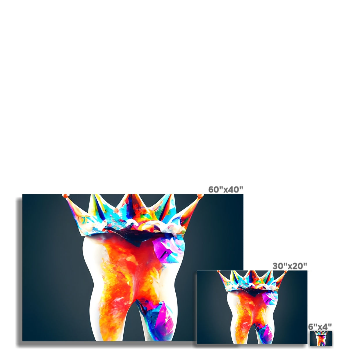 King Crystal Tooth Fine Art Print Prodigi