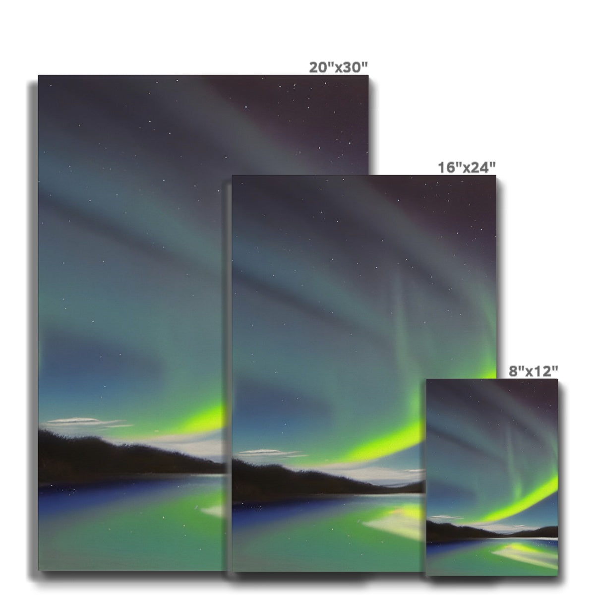 Aurora At Night Eco Canvas Prodigi