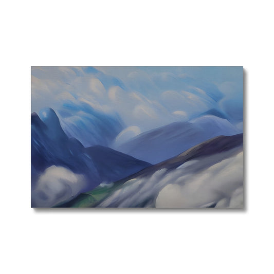 Cloudy Mountains Eco Canvas Prodigi