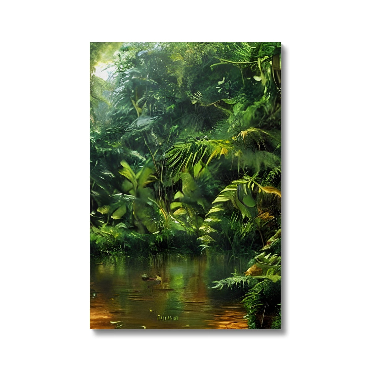 Small Puddle in the Forest Eco Canvas Prodigi