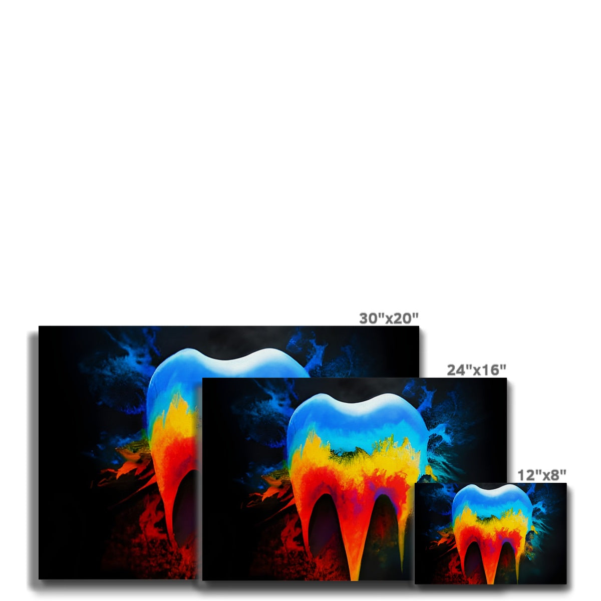 Hot to Cold Tooth Eco Canvas Prodigi