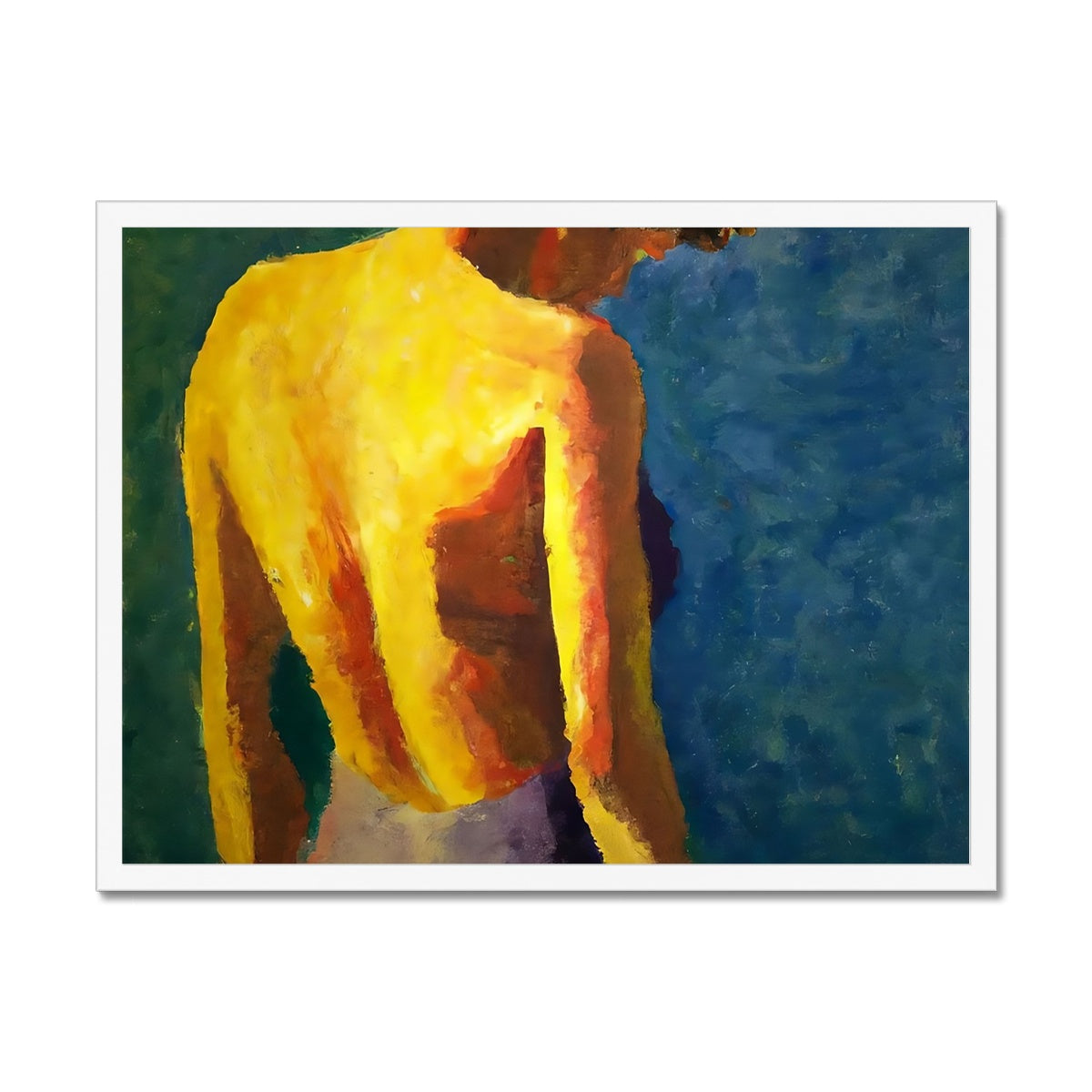 Women's Back Framed Print Prodigi