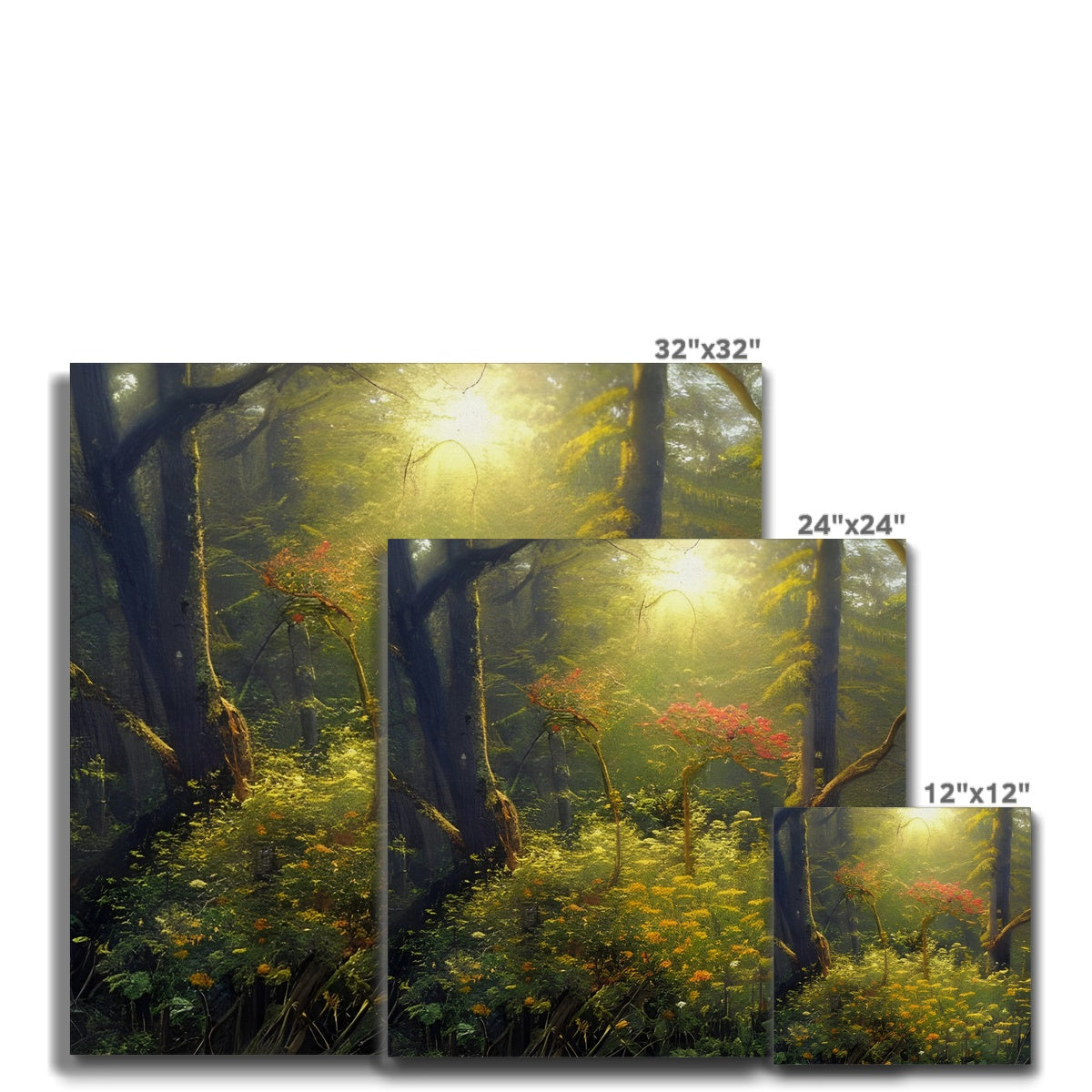 Flower of Hope in the Forest Canvas Prodigi