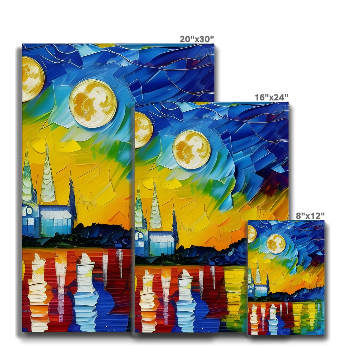 Second Moon Eco Canvas Prodigi