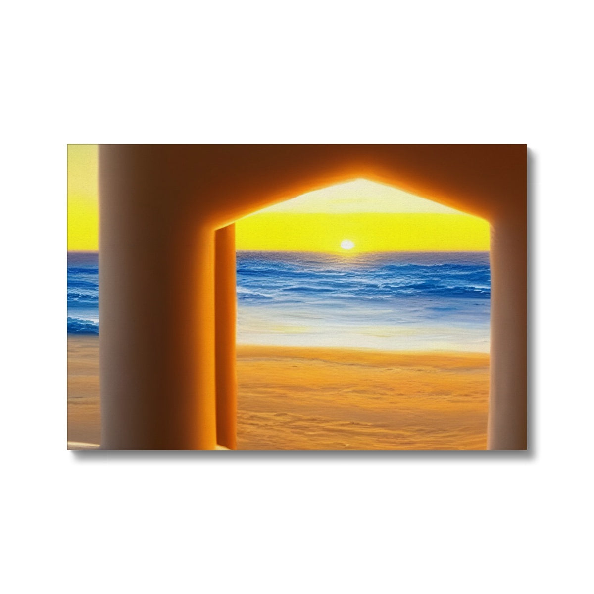 View out of a Sandcastle Eco Canvas Prodigi