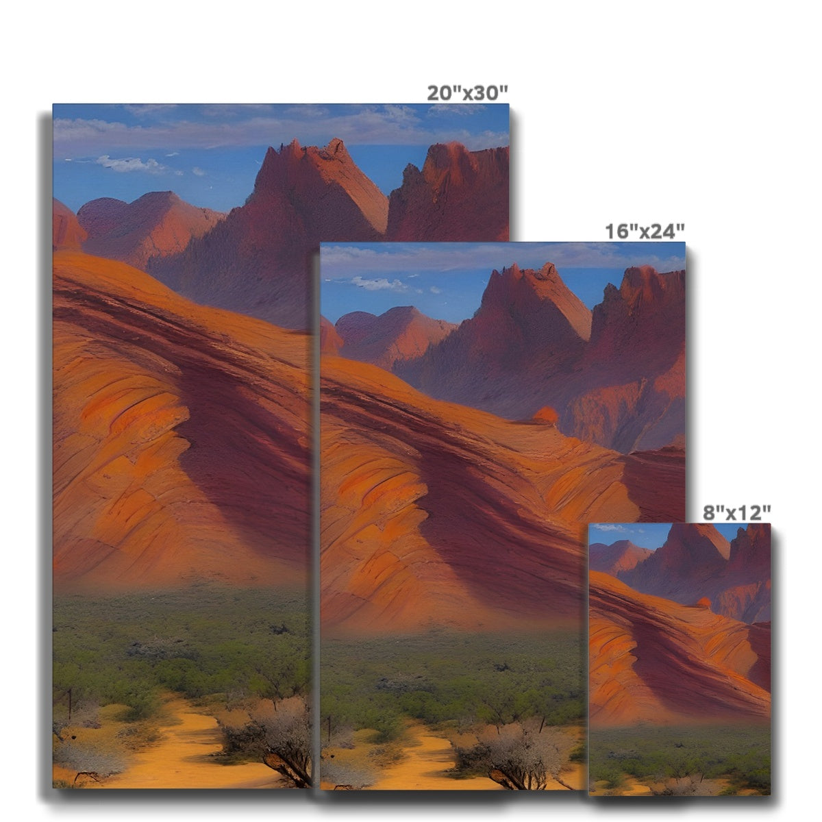 Desert Mountains Eco Canvas Prodigi