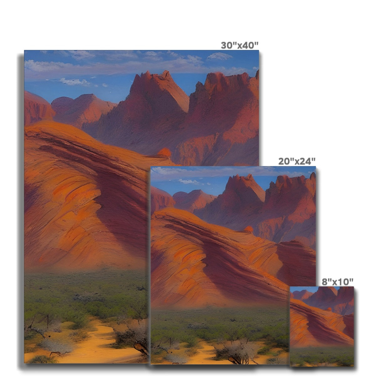 Desert Mountains Canvas Prodigi