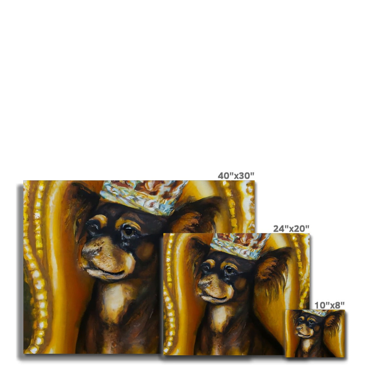 Dog King Canvas Prodigi