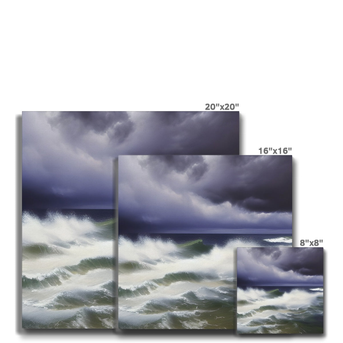 Stormy Sea Eco Canvas Prodigi