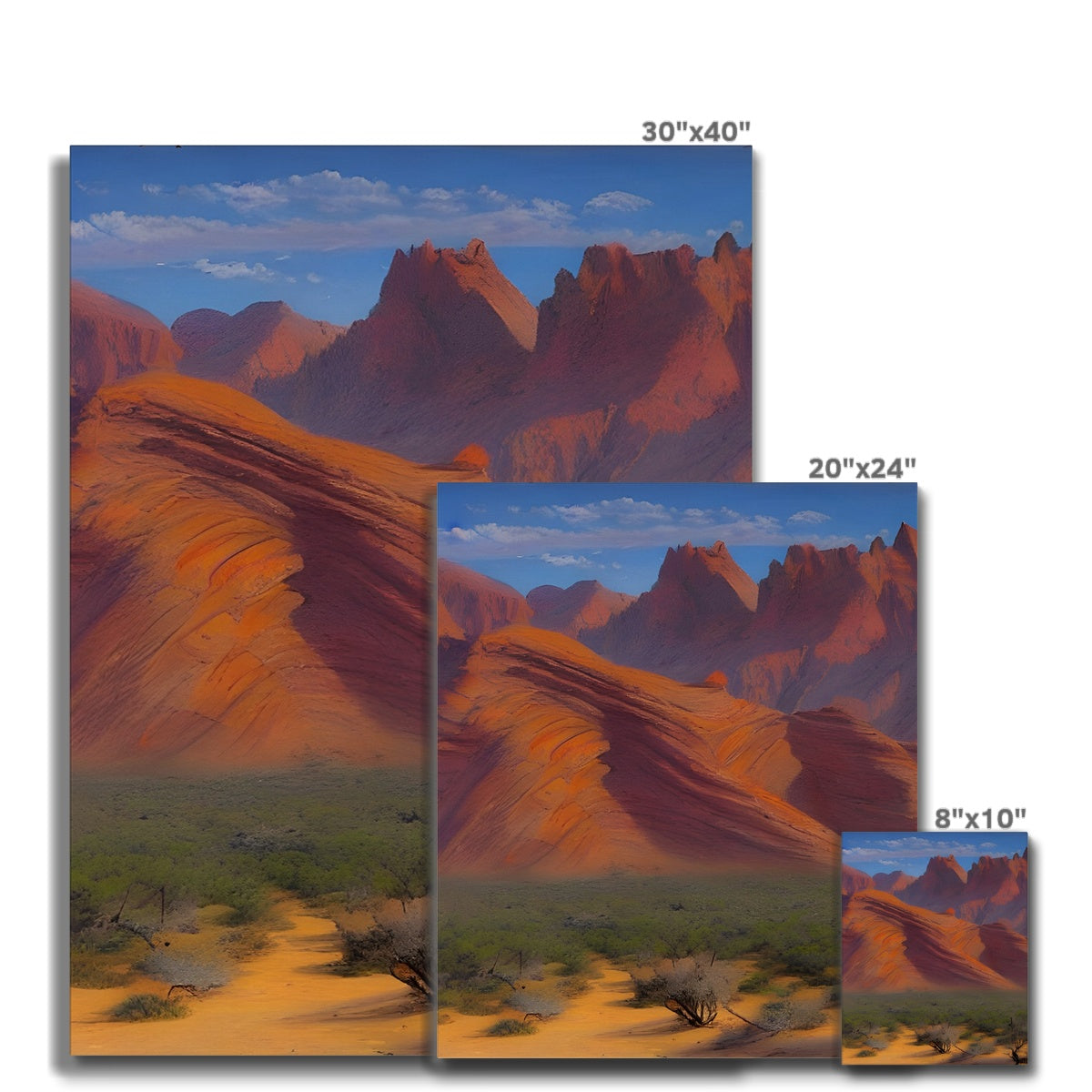 Desert Mountains Canvas Prodigi