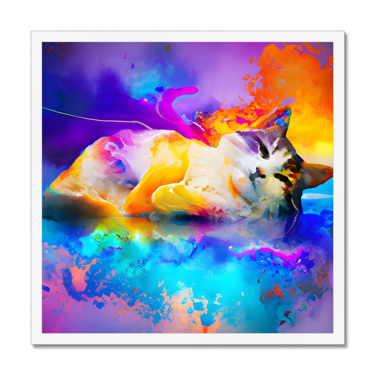 Cat's Dream Framed Print Prodigi