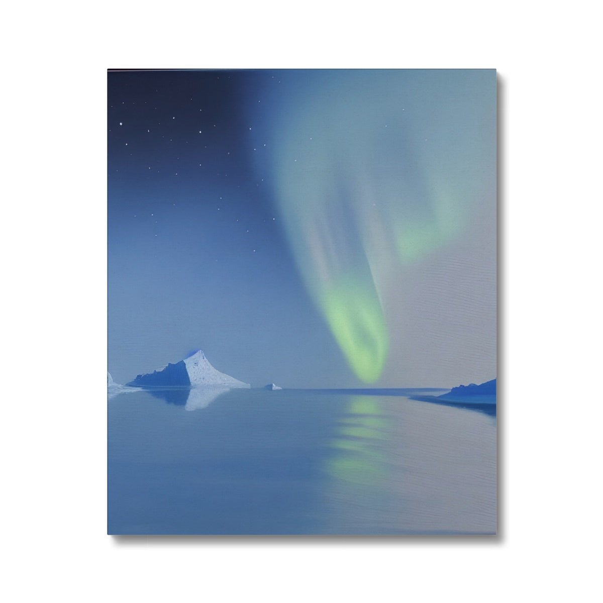 Aurora In A Ice World Canvas Prodigi