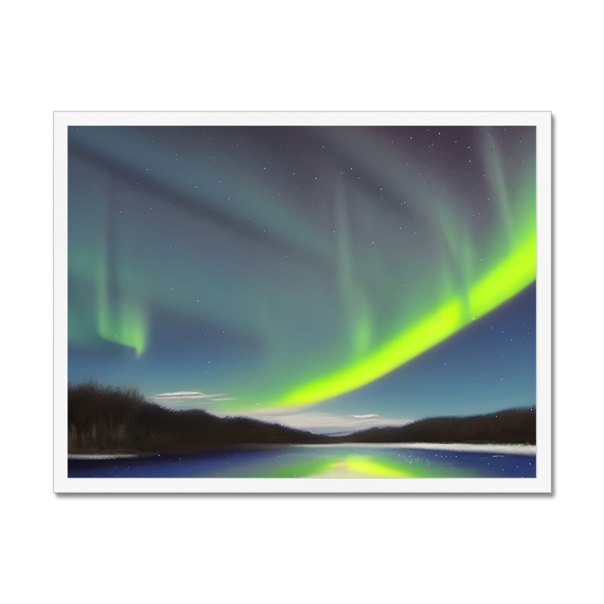 Aurora At Night Framed Print Prodigi