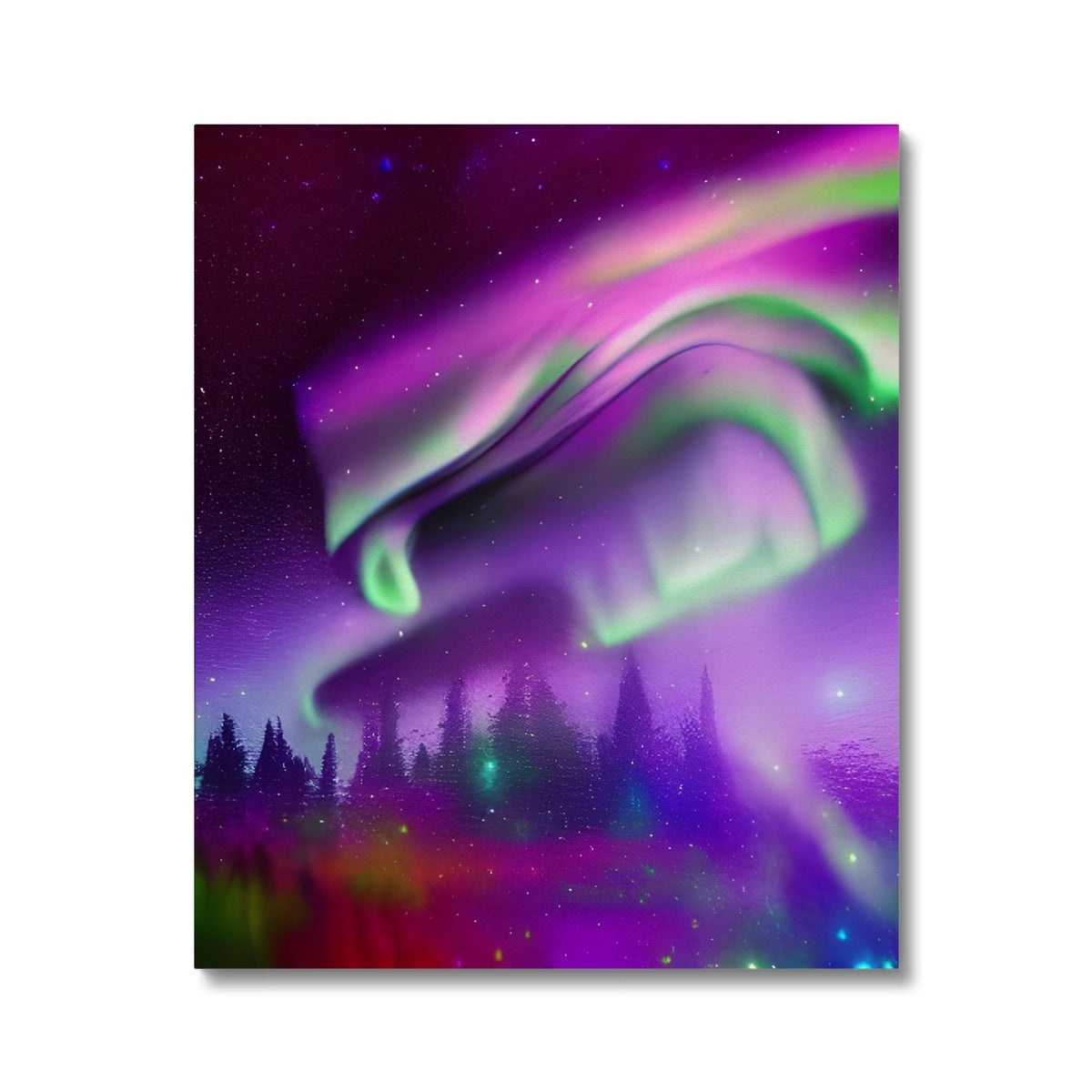 Aurora In A Sparkling Night Canvas Prodigi