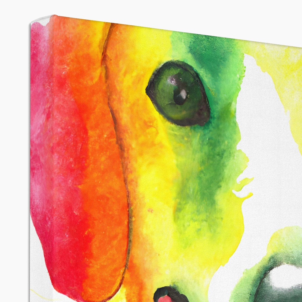 Happy Rainbow Dog Eco Canvas Prodigi