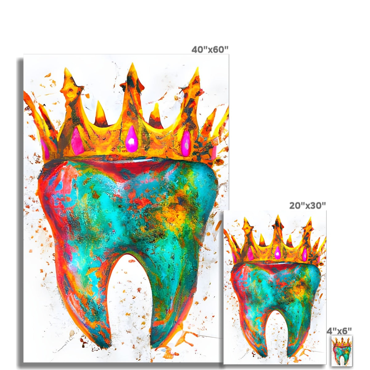 King Tooth Fine Art Print Prodigi