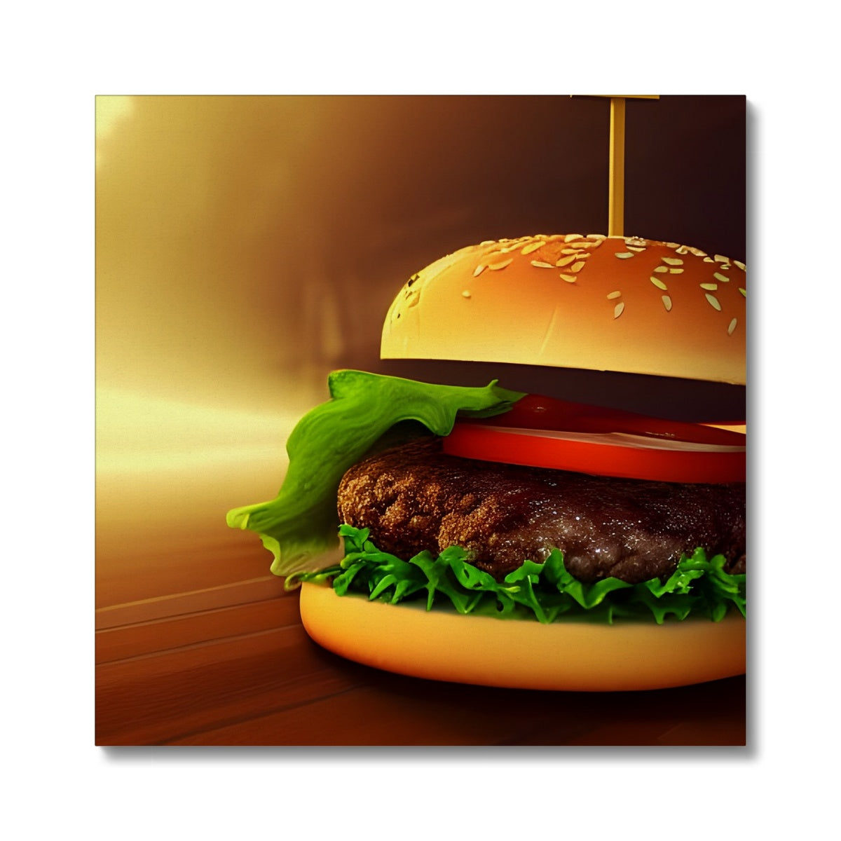 Burger Highlight Canvas Prodigi