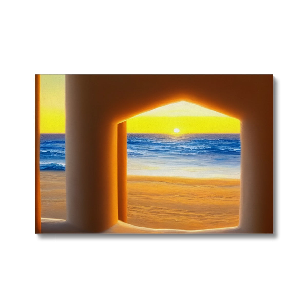 View out of a Sandcastle Eco Canvas Prodigi